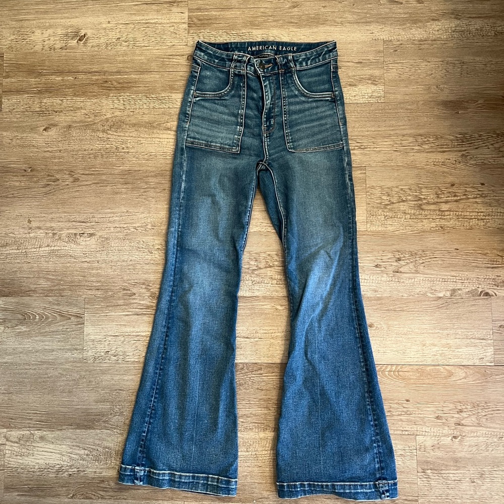 American eagle flare jeans